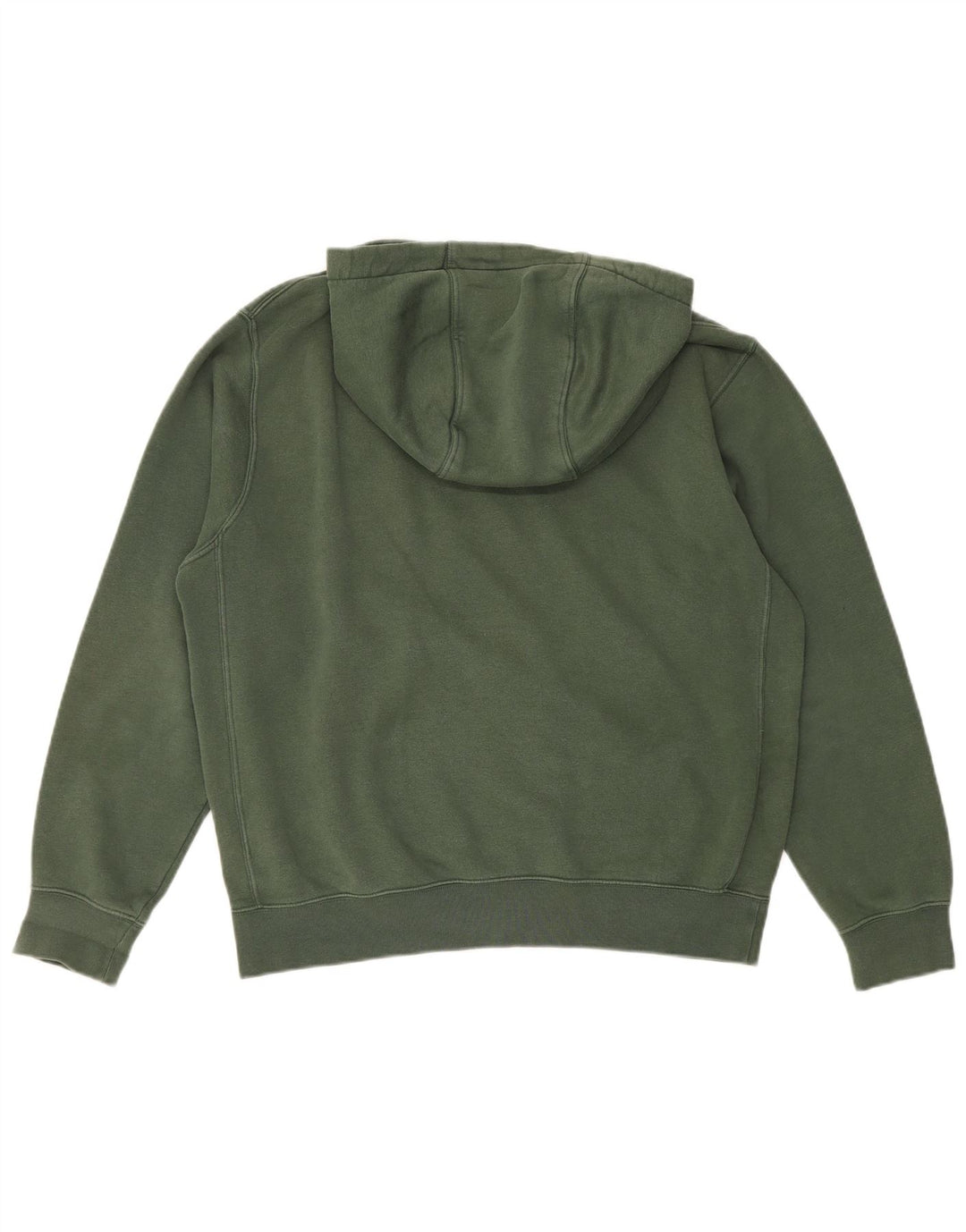 Nike Mens Graphic Hoodie Jumper Medium Green Cotton
