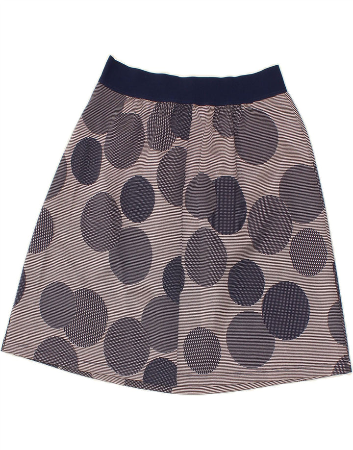 MAX & CO. Womens A-Line Skirt Medium W30  Blue Spotted Cotton Vintage Max & Co. and Second-Hand Max & Co. from Messina Hembry 