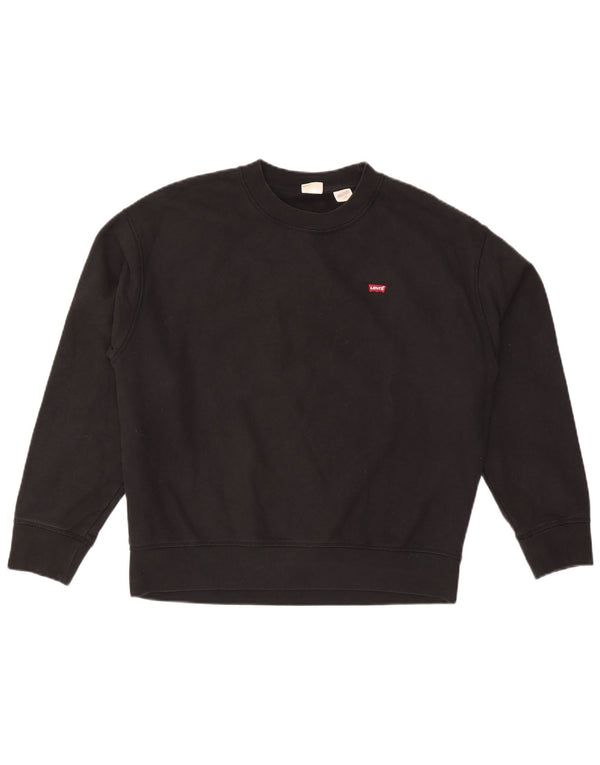 Męski sweter Levi's, duży, czarny, bawełniany