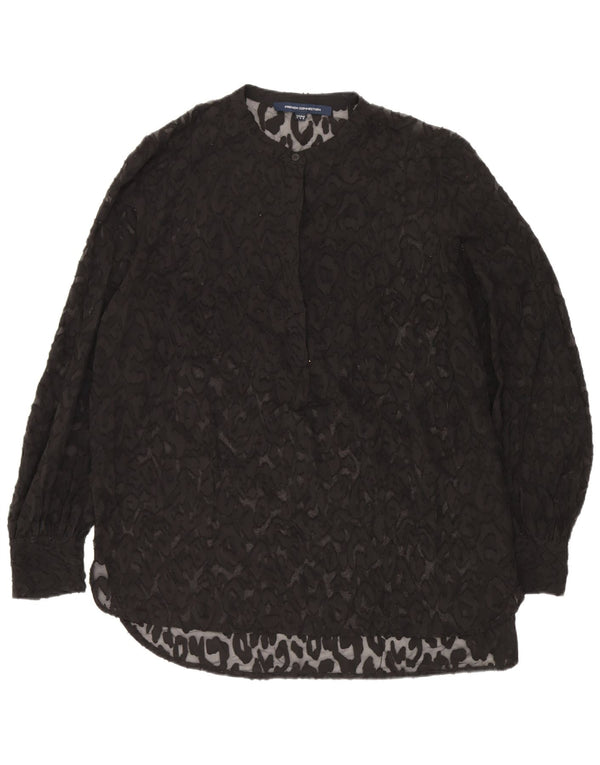 French Connection Dame Se Through Tunika Top UK 12 Medium Sort