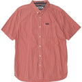 Мужская рубашка с коротким рукавом Superdry 2XL, хлопок в красную клетку