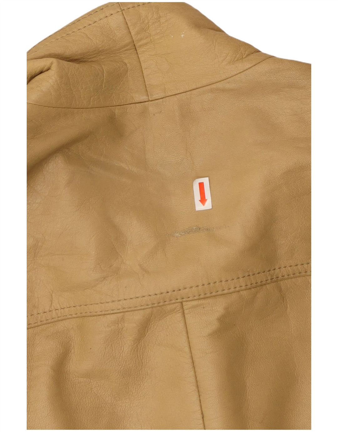 Куртка мужская кожаная VINTAGE IT 52 XL Бежевая