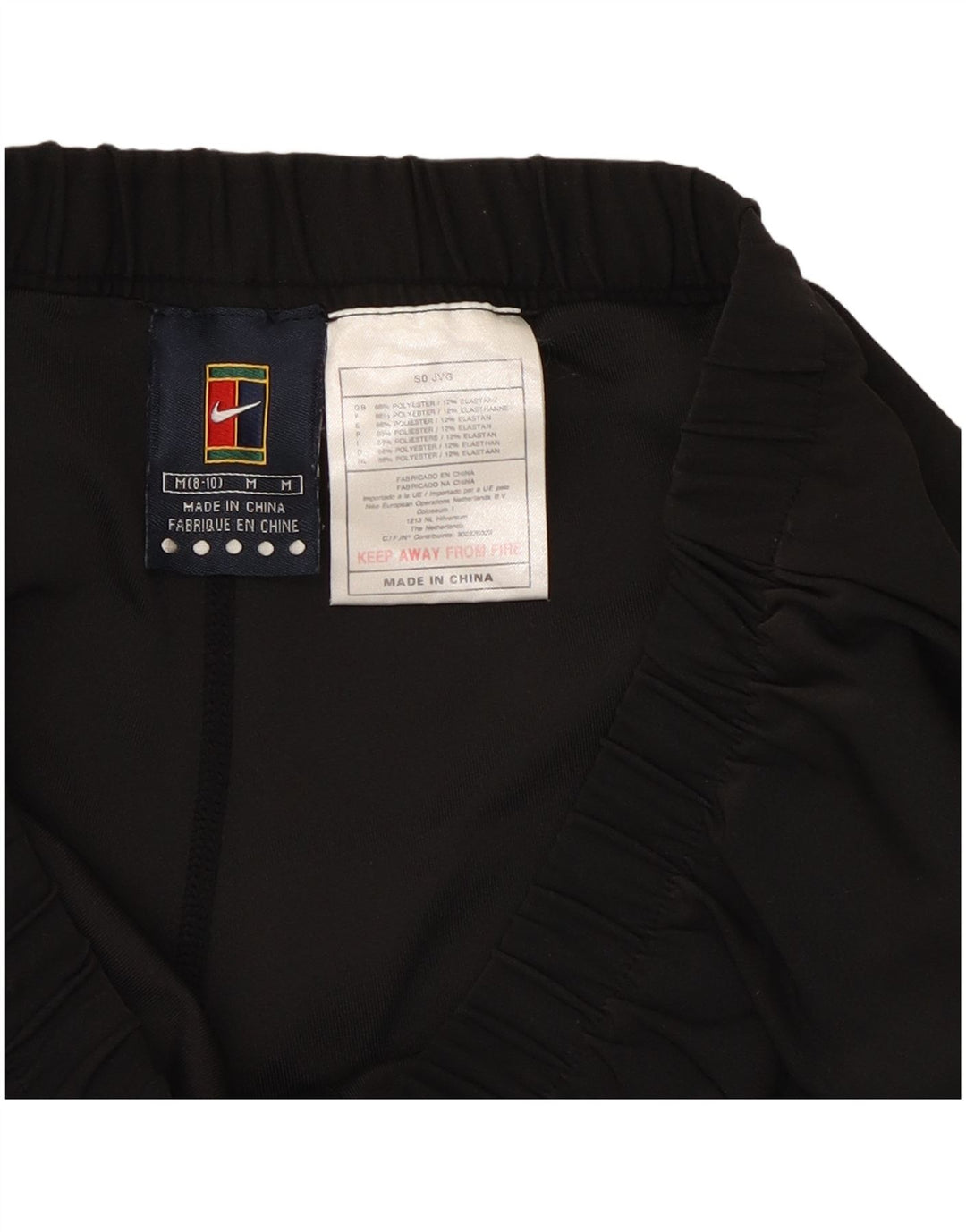 Nike Womens Tennis Skirt US 8/10 Medium Black Polyester