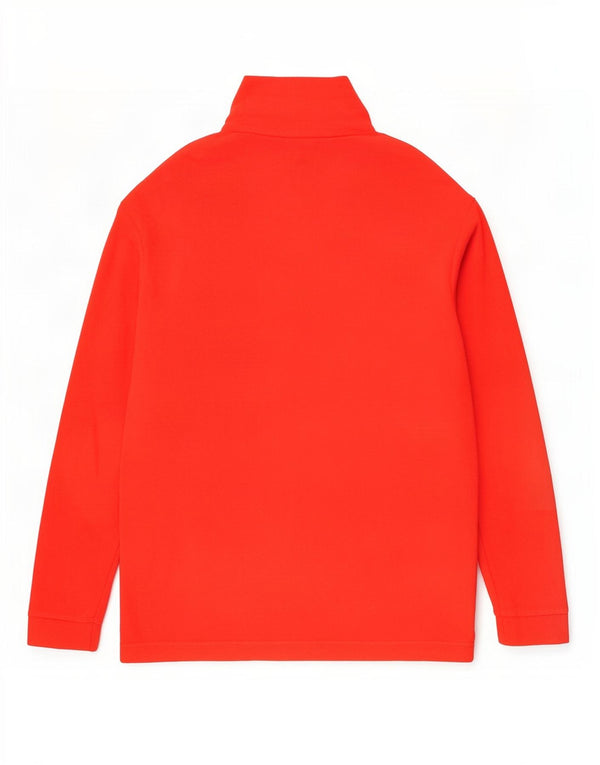 Lotto Mens Zip Neck Fleece Jumper XL Red