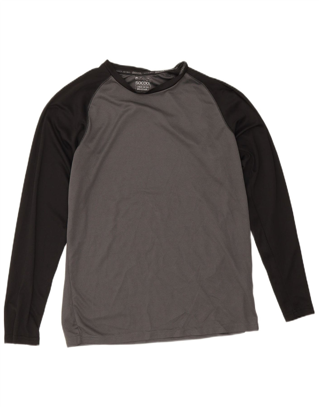 Mountain Warehouse Ανδρικό IsoCool μακρυμάνικο μπλουζάκι μικρού γκρι χρώματος