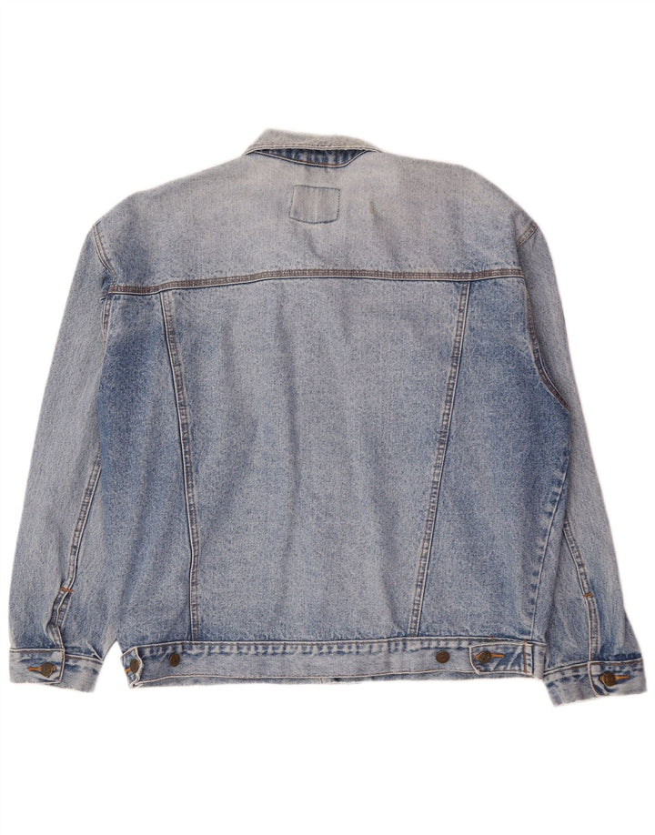 Traffic Herre denimjakke UK 42 XL Blå Bomuld