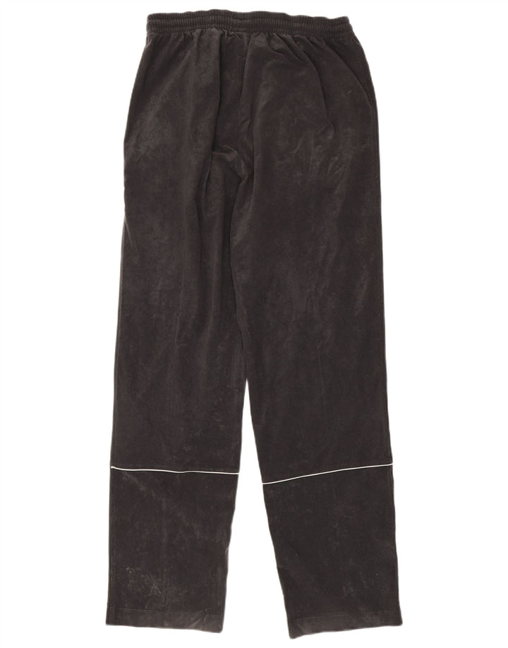 Asics Mens Velour Full Tracksuit Large  Black Polyester