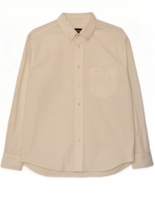 Carrera Mens Shirt Medium White Cotton