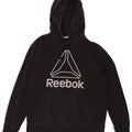 Reebok Herren Graphic Hoodie Pullover Large Schwarz
