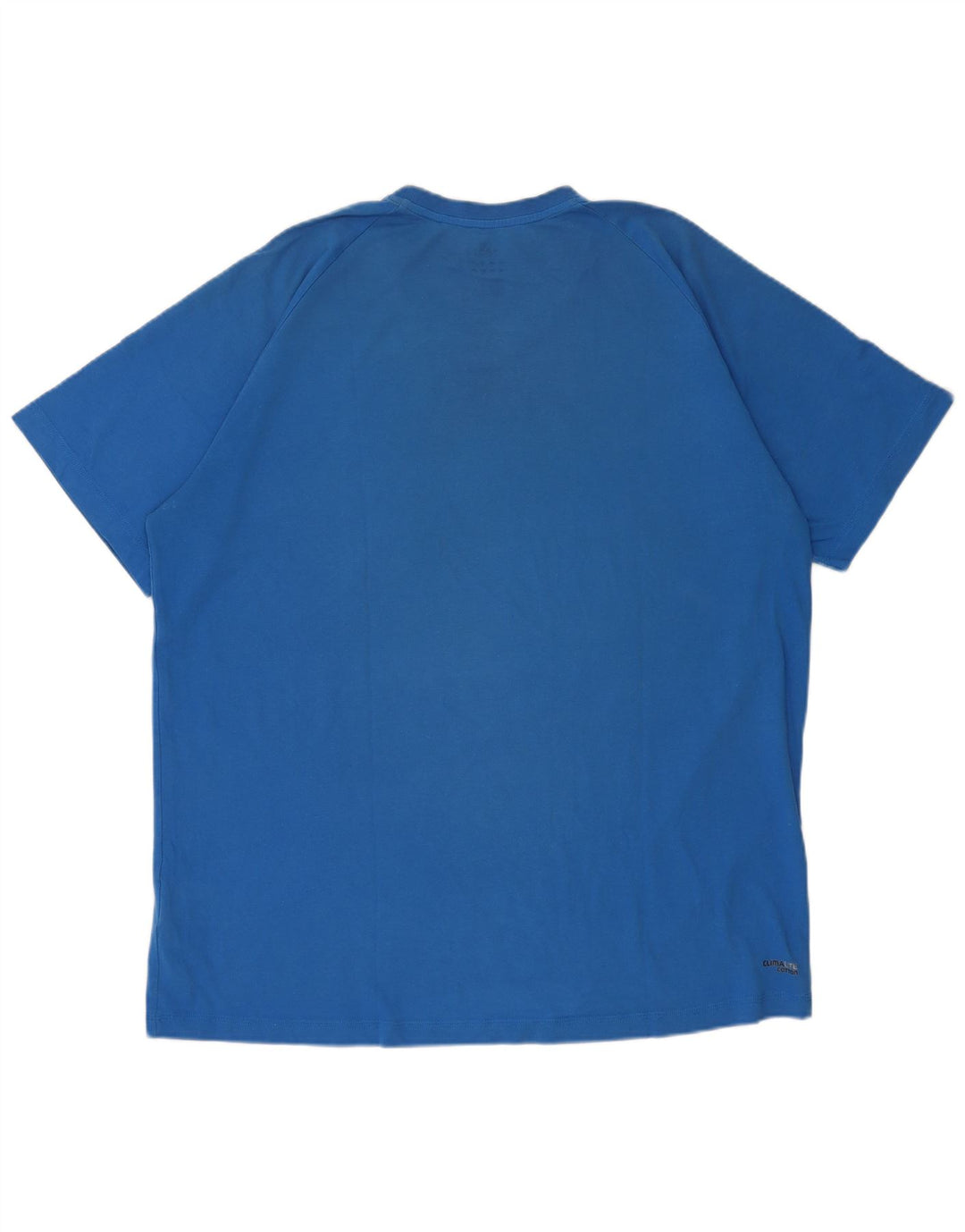 Adidas Mens T-Shirt Top XL Blue Cotton