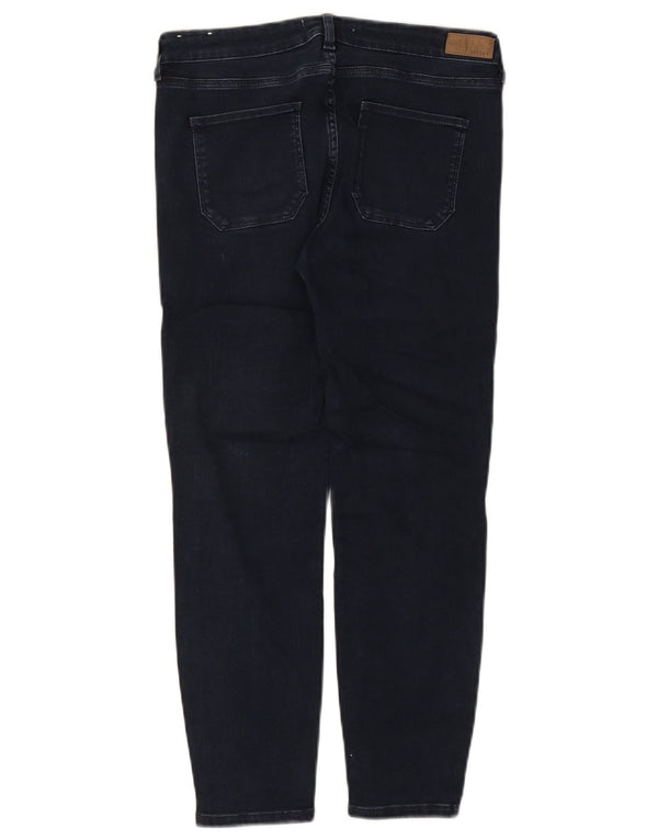 Vaqueros recortados súper ajustados para mujer de Fat Face UK 12 Medium W30 L24 Azul marino