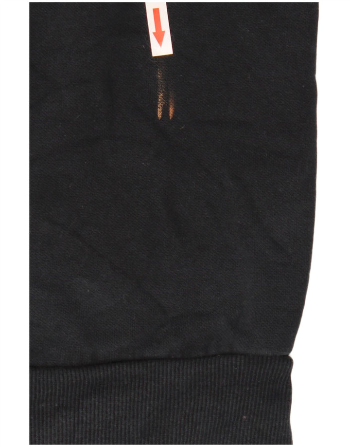 Puma Mens Graphic Sweatshirt Jumper Medium Navy Blue Cotton