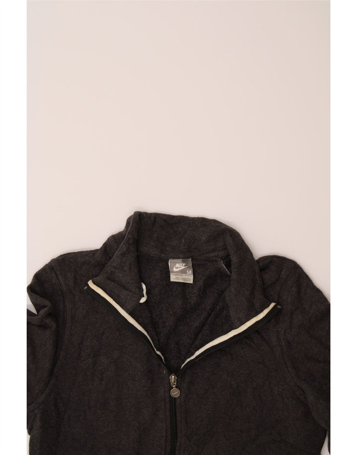 NIKE Womens Tracksuit Top Jacket US 8/10 Medium Grey Cotton Vintage Nike and Second-Hand Nike from Messina Hembry 