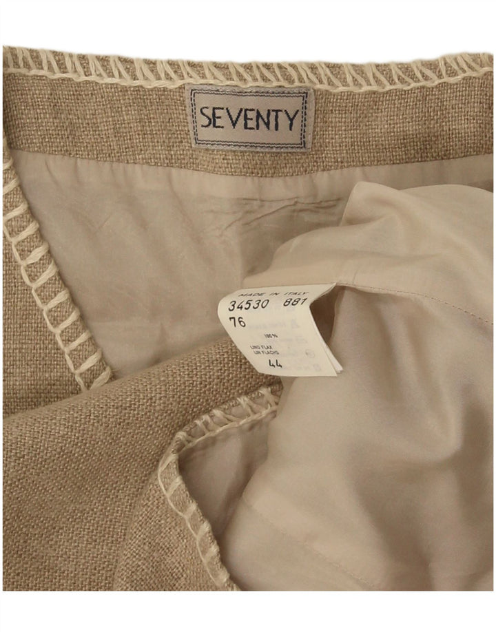 Seventy Γυναικείο Γιλέκο IT 44 Medium Beige Λινάρι