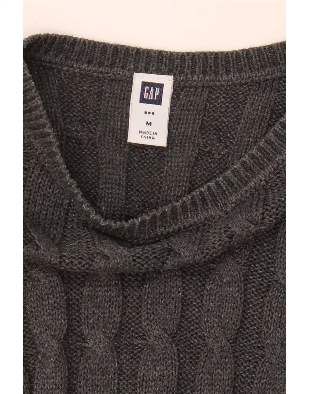 Gap - Jersey para mujer con cuello barco, talla 44, color gris medio