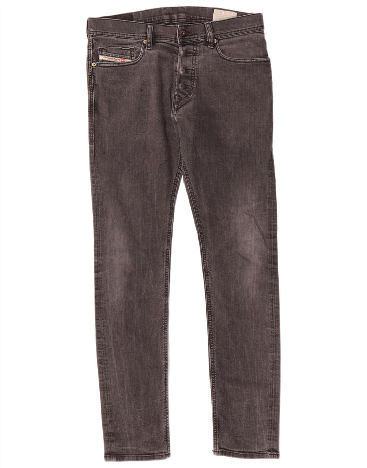 Diesel Mens Tepphar Slim Jeans W30 L31 Grey Cotton