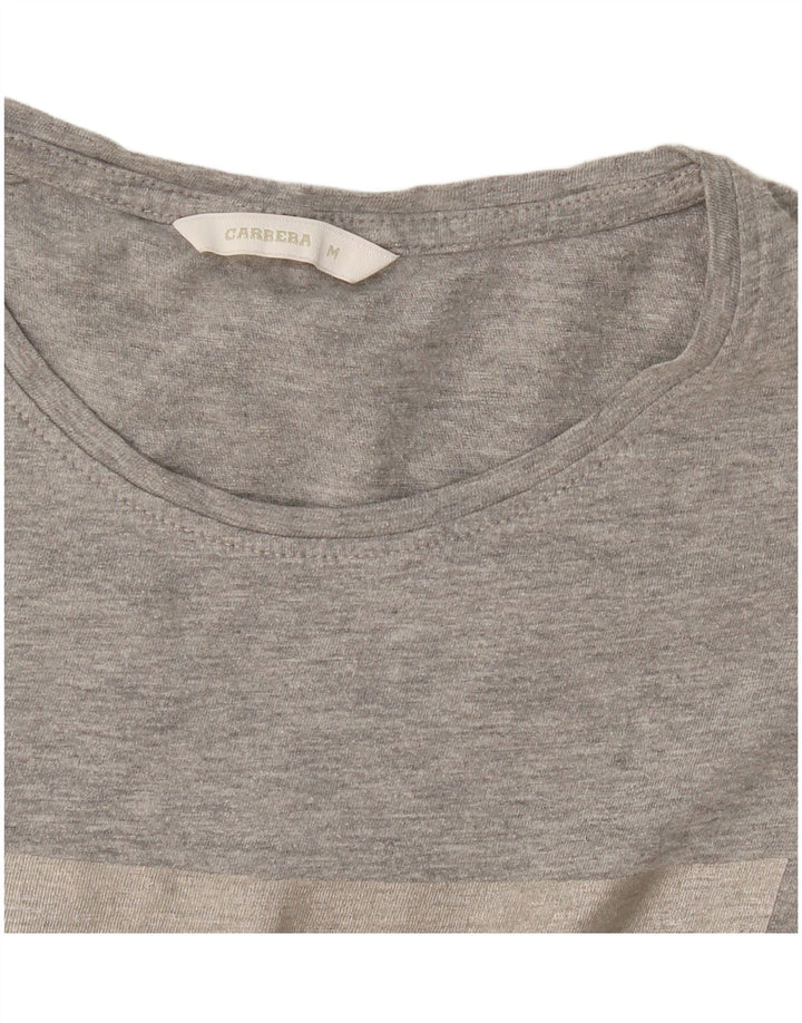 T-shirt grafica da donna Carrera Top UK 12 Grigio medio
