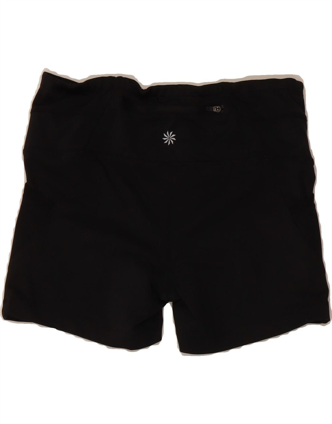ATHLETA Womens Sport Shorts UK 12 Medium  Black Polyester Vintage Athleta and Second-Hand Athleta from Messina Hembry 