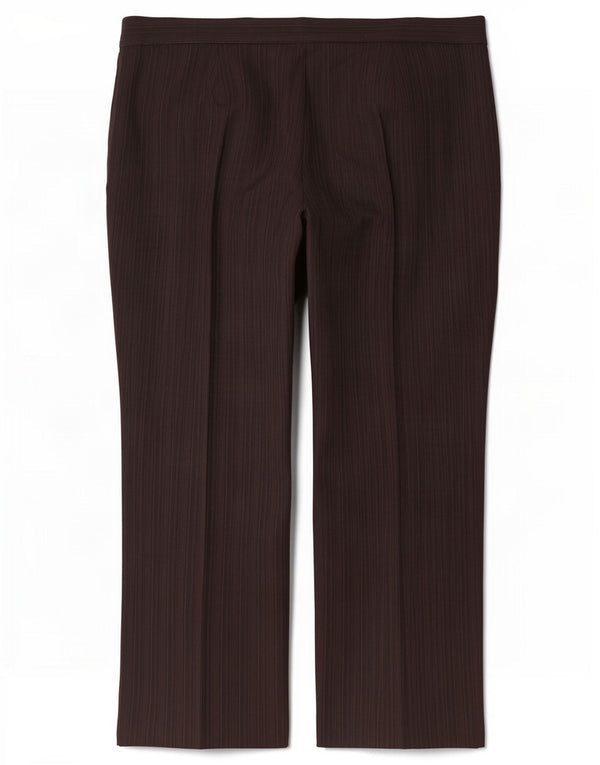 Spodnie garniturowe damskie Marks & Spencer UK 20 2XL W40 L30 Brązowe paski