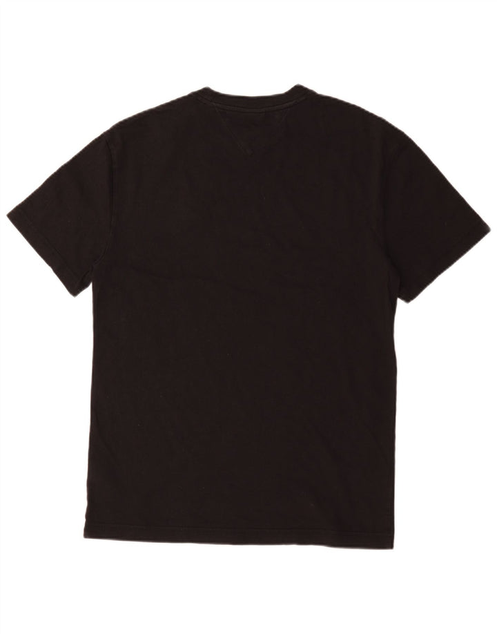 Tommy Hilfiger Mens T-Shirt Top Small Black Cotton