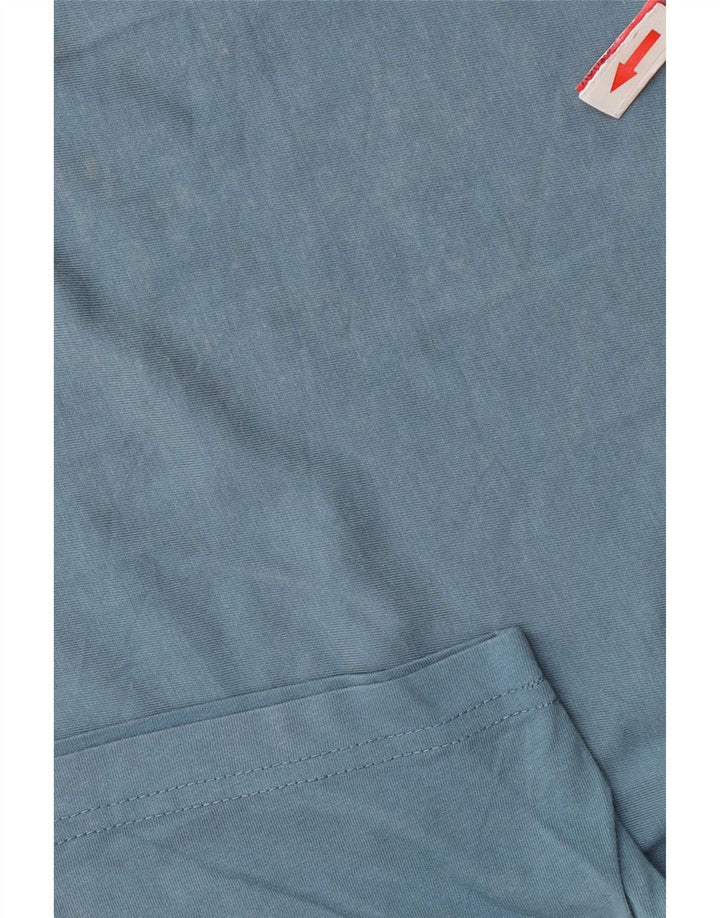 Paul Smith Herre grafisk T-shirt Top Medium Blue Bomuld
