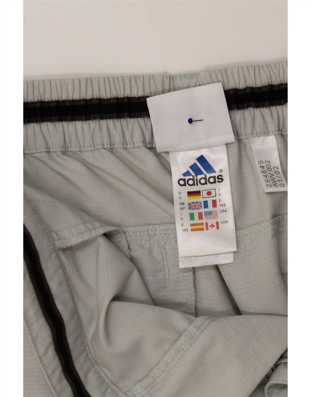 Adidas Dame Capri Bukser W28 L20 Grå Polyamid