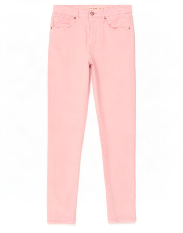 Levi's Womens 721 High Rise Skinny Jeans W29 L26 Pink Cotton