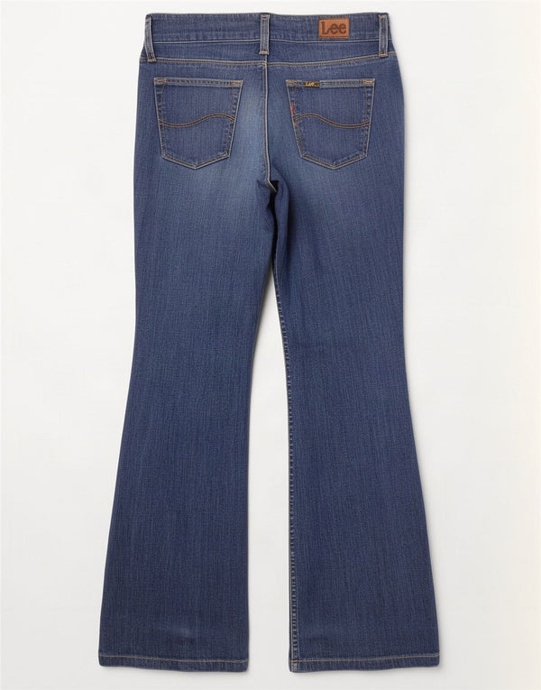 Женские коралловые джинсы Lee Bootcut W27 L33, синий хлопок