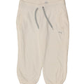 PUMA Womens Bermuda Sport Shorts UK 12 Medium White Cotton Vintage Puma and Second-Hand Puma from Messina Hembry 