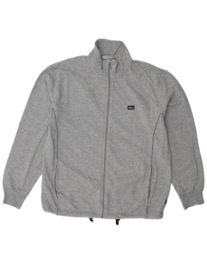 Giacca da tuta da uomo ASICS grande grigia screziata