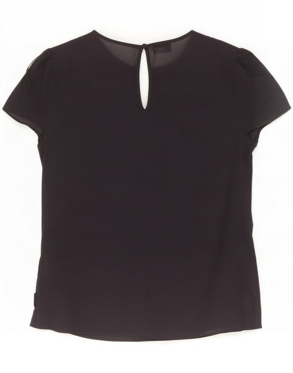 Armani Blusa para mujer Top EU 38 Medio Azul marino Algodón