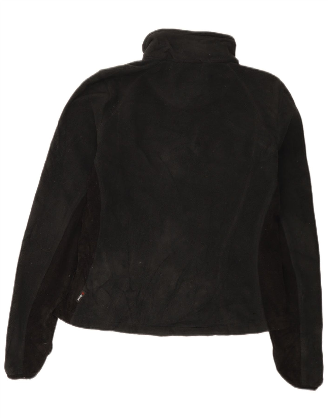 Eddie Bauer Dame Fleecejakke UK 14 Medium Sort Polyester