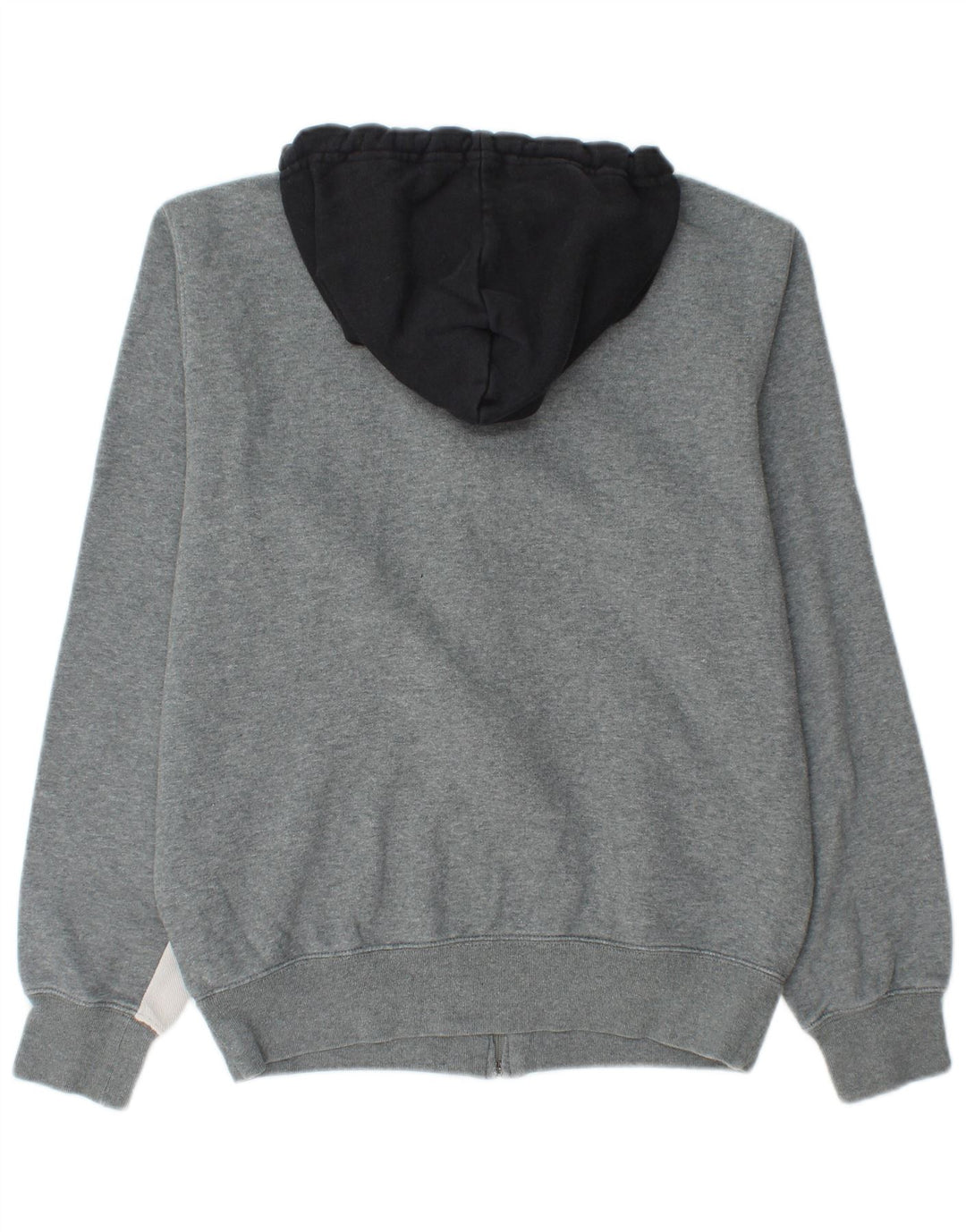 Champion Mens Zip Hoodie Sweater Medium Grey Colourblock Cotton