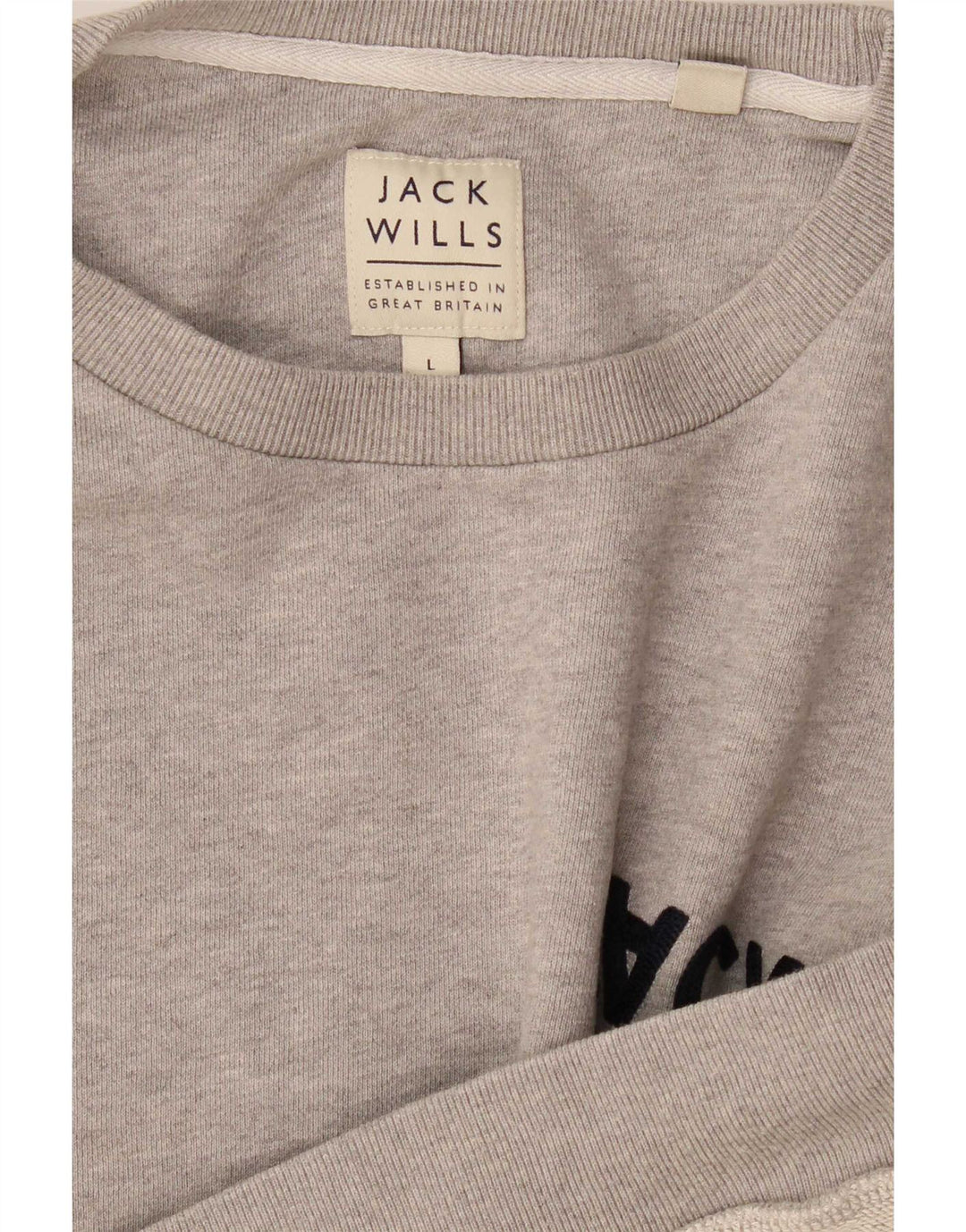 Ανδρικό γραφικό φούτερ Jack Wills Jumper Large Grey