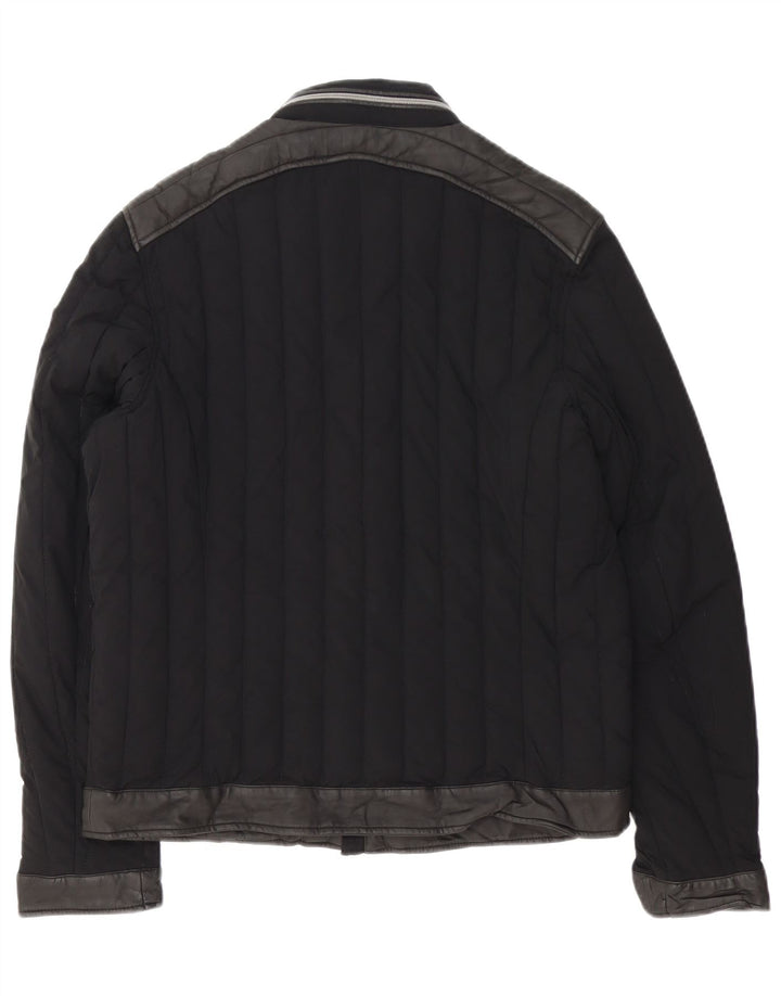 Guess Mens Padded Jacket UK 42 XL Black Polyethylene