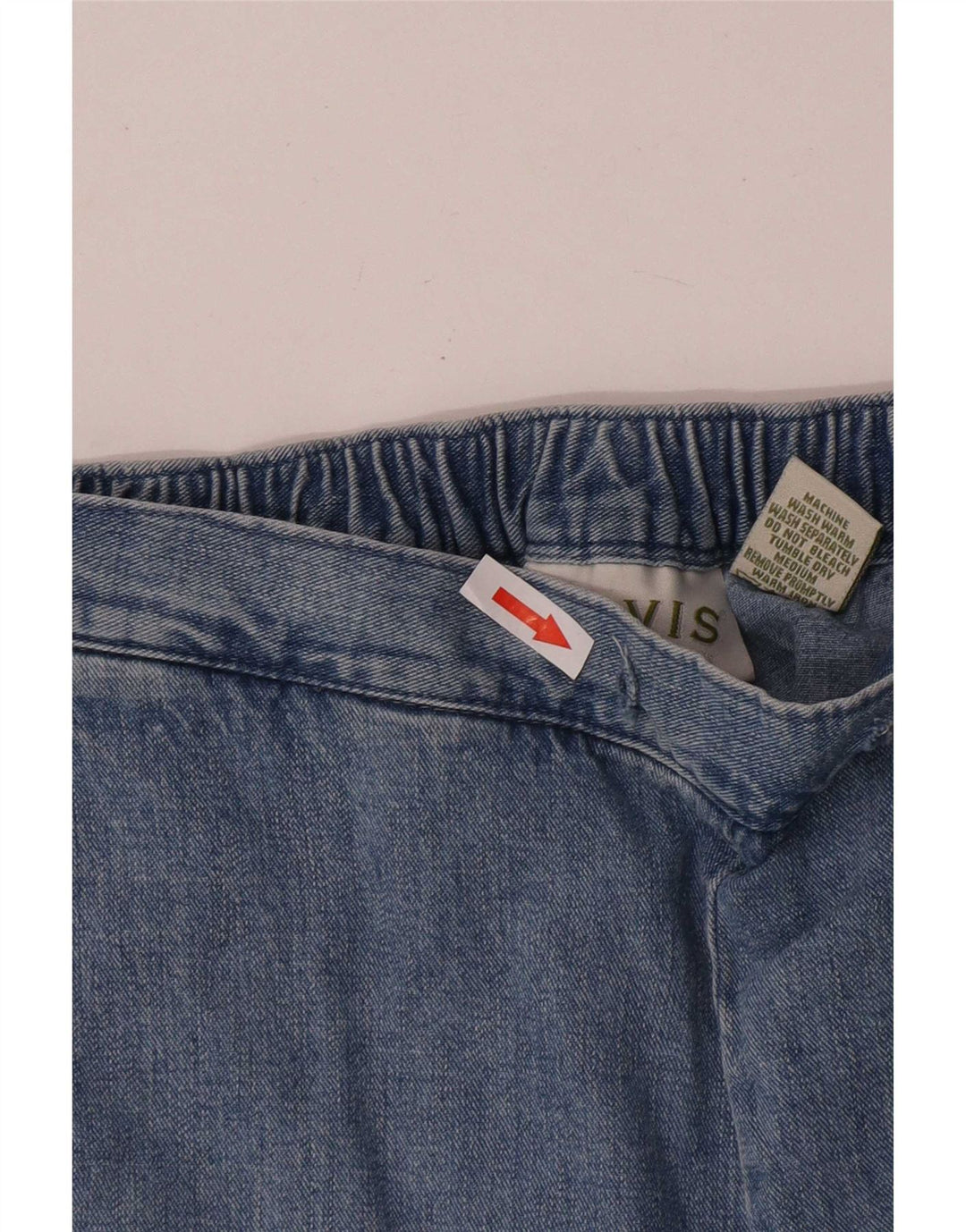 Orvis Womens Regular Straight Jeans Small W32 L25 Blue Cotton