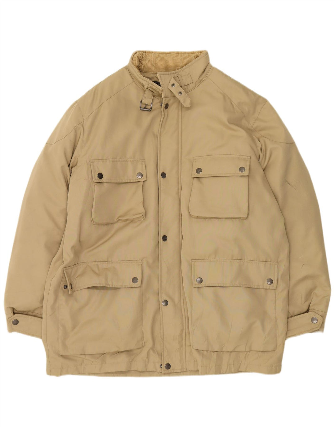 IVY OXFORD Mens Padded Jacket IT 58 4XL Beige Polyester