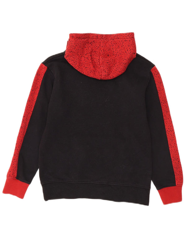 Jordan Boys Graphic Hoodie Jumper 10-11 Years Medium Black Colourblock