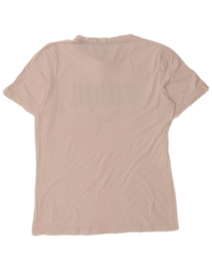 Puma Mens Graphic T-Shirt Top Medium White