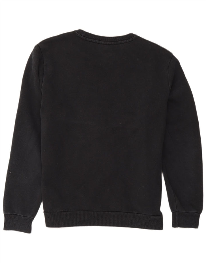 Puma Herre Grafisk Sweatshirt Jumper Medium Sort Bomuld