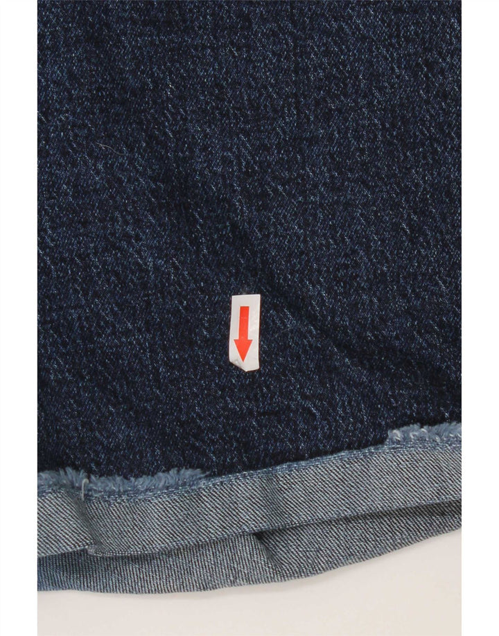 Levi's Womens 501 Denim Shorts W30 Medium Navy Blue Cotton