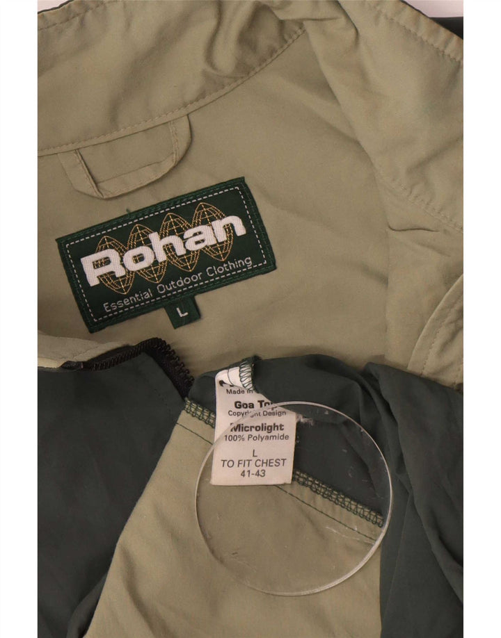 Rohan Chaqueta anorak para hombre UK 40 Large Poliamida verde
