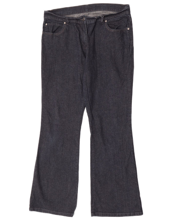 Jeans Bootcut da donna Marks & Spencer UK 18 XL W35 L30 Cotone blu navy