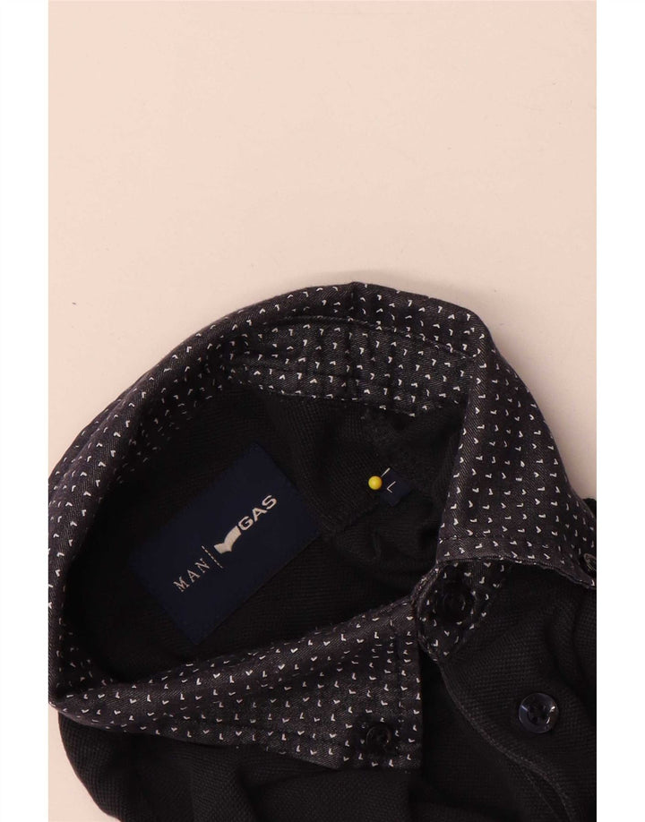 Polo da uomo Gas Large blu navy