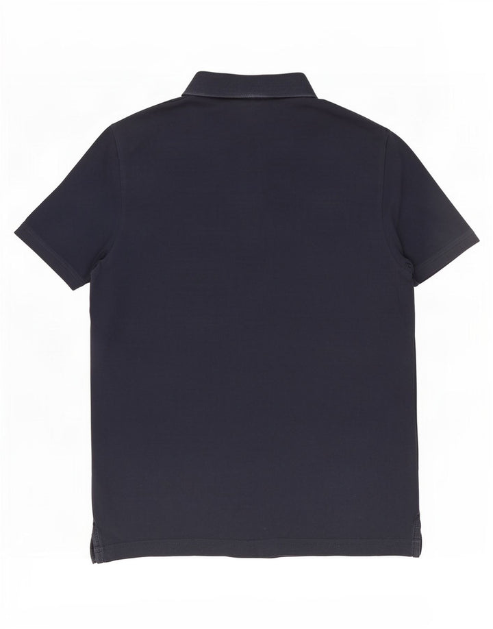 Ellesse Mens Polo Shirt Medium Navy Blue Cotton
