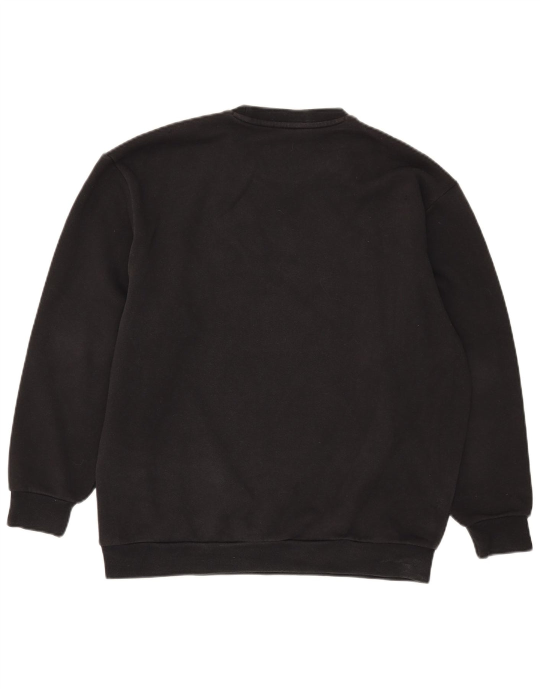 Adidas Mens Graphic Oversized Sweatshirt Jumper 2XS Black Cotton