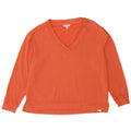 Orvis - Sudadera extragrande para mujer, talla 40, talla grande, color naranja modal
