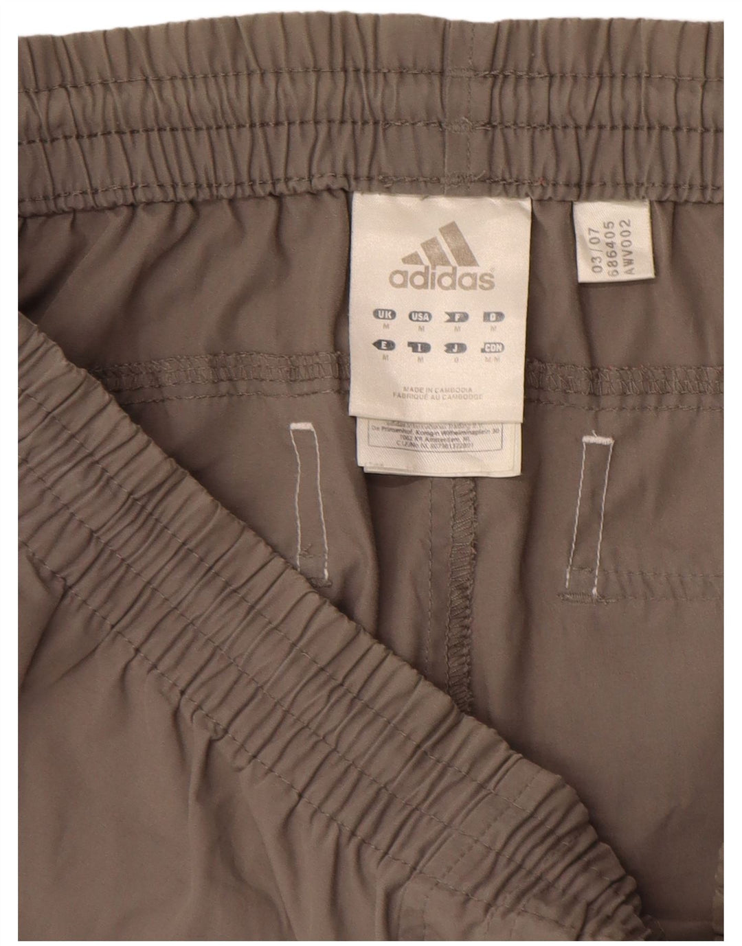 Adidas Mens Capri Cargo Tracksuit Trousers Medium  Grey Polyester