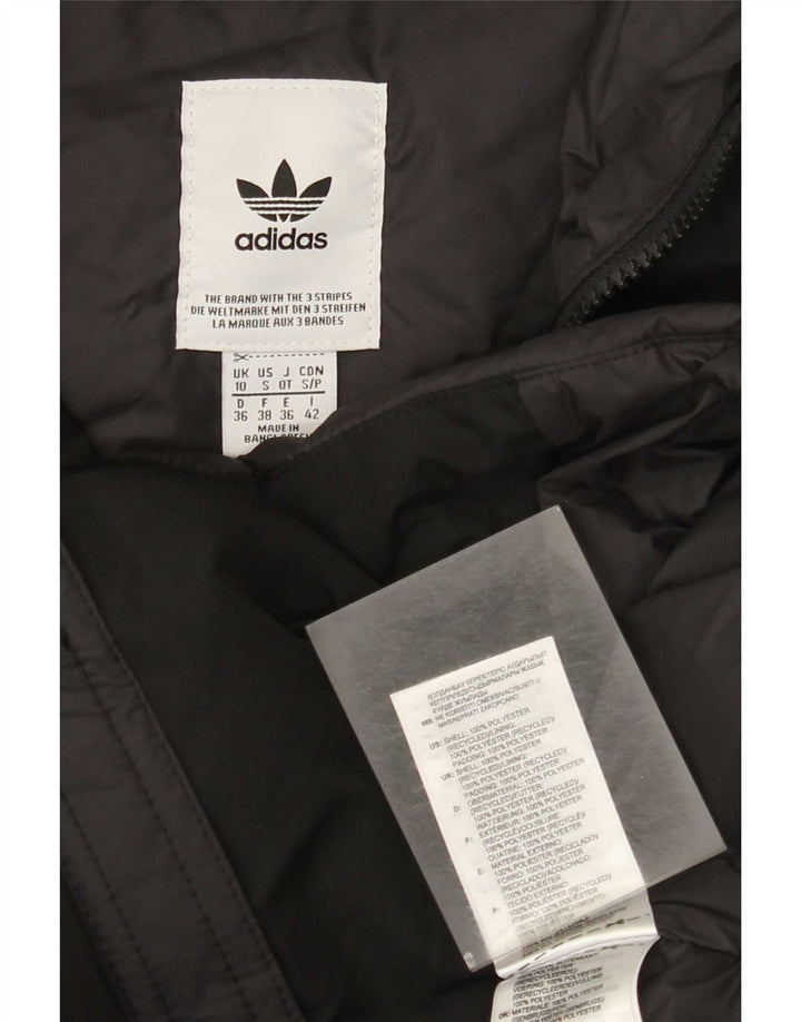 Adidas Feminino UK 10 Pequeno Poliéster Preto