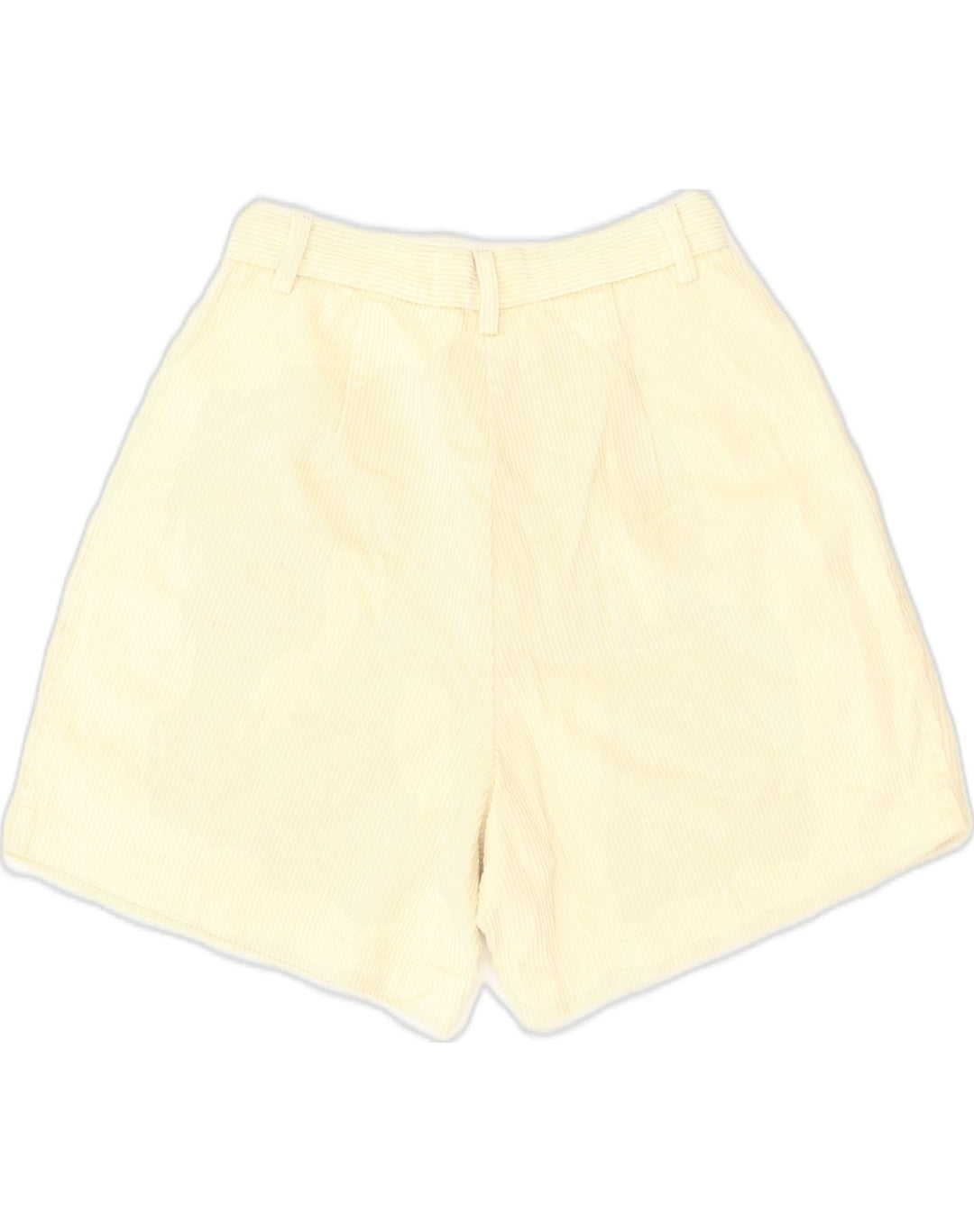 SISLEY Womens Relaxed Fit Chino Shorts W26 Small  Beige Striped Cotton | Vintage Sisley | Thrift | Second-Hand Sisley | Used Clothing | Messina Hembry 